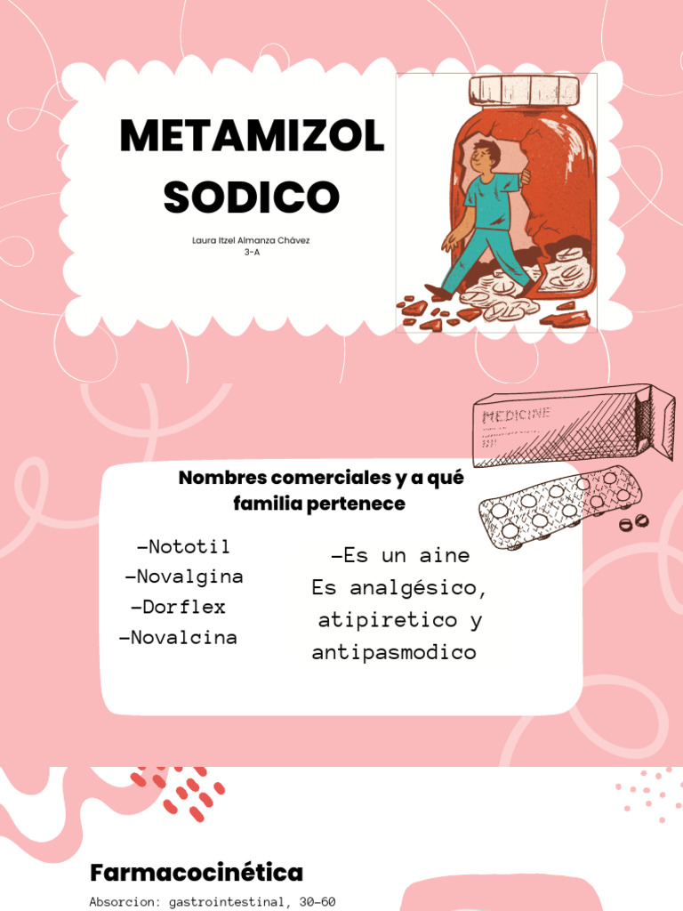 Metamizol Sódico: Usos y Precauciones | PDF