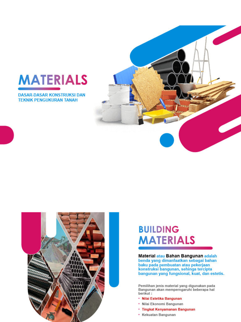 Jenis dan Karakteristik Material Konstruksi | PDF | Teknologi & Rekayasa