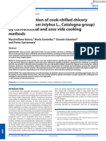 J Sci Food Agric - 2013 - Renna - Quality Evaluation of Cook Chilled Chicory Stems Cichorium Intybus L Catalogna Group