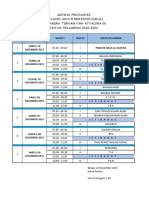 Jadwal Pas-Ganjil