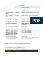 BGP Commands-Cisco VS Mikrotik