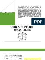 10 FBD & Support Reactions