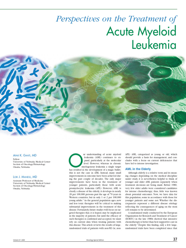 Perspectives On The Treatment Of: Acute Myeloid Leukemia | PDF ...