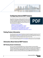 Configuring Internal BGP Features