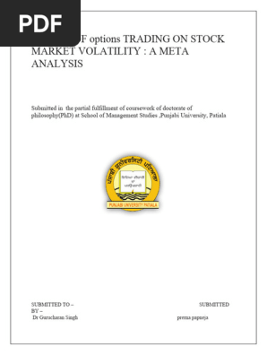 IMPACT OF options TRADING ON STOCK
