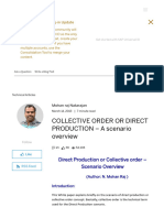 Collective Order or Direct Production PP