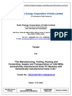 Solar Energy Corporation of India Limited Tender