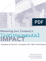 Measuring Your Company's Environmental Impact - Templates & Tools For A Complete ISO 14001 Initial Review