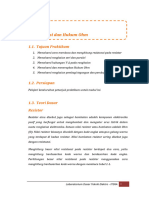 Modul 1 (Resistansi & Hukum Ohm)