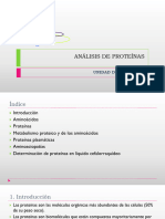 UT 3. Análisis de Proteínas Presentación