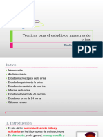 UT 7. Técnicas para El Estudio de Muestras de Orina Presentación