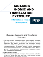 Managing Economic Exposure