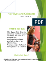 Unit 2, Lec No 16, Hair Dye Chemistry