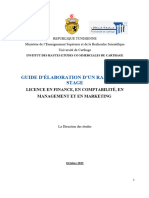 Guide D'élaboration de Rapport de Stage