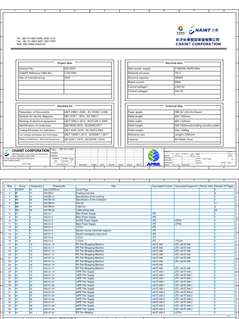 Pallet Handling System Technical Data | PDF