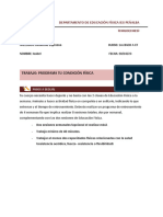 Trabajo Programa Tu Condición Fisica