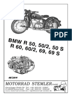 BMW R 50, 50/2, 50 S R 60, 60/2, 69, 69 S: Motorrad Stemler