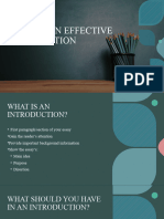 Writing An Effective Introduction 4