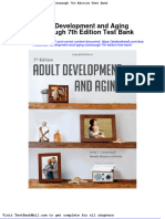 Full Adult Development and Aging Cavanaugh 7Th Edition Test Bank PDF Docx Full Chapter Chapter