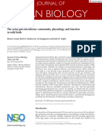 The Avian Gut Microbiota Community Physiology and Function in Wild Birds