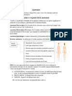 Generalidades de La Anatomia