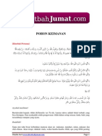 Khutbah Jumat Pohon Keimanan.