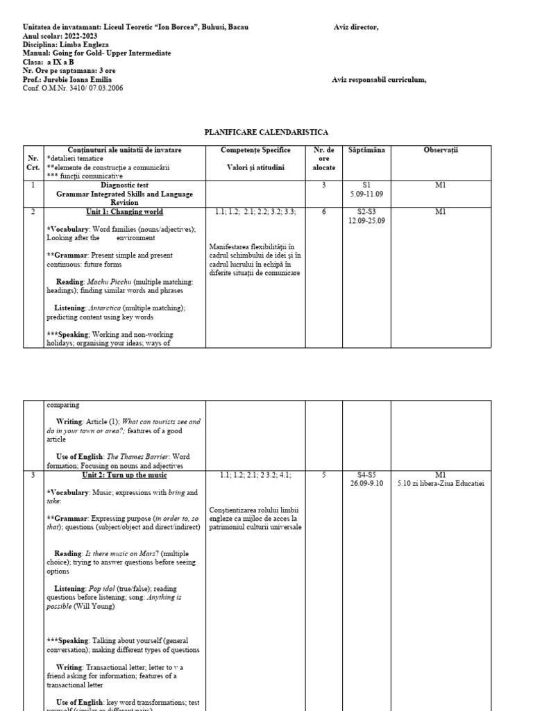 going-for-gold-upper-intermediate-planificare-calendaristica-ix-b-pdf
