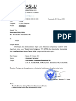 Undangan Raker PTPS Se-Kecamatan Samarinda Ulu 2024 - 08 Februari 2024