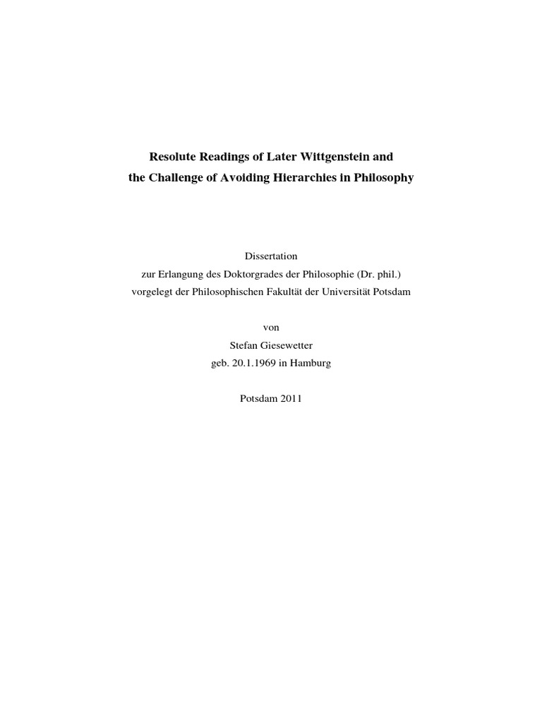 Resolute readings of later wittgenstein and the challenge of avoiding