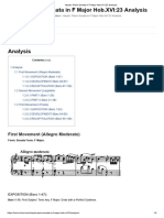 Haydn - Sonata Piano - HobXVI n23 en FaM - Partitura - ANALISI