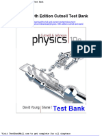Full Physics 10Th Edition Cutnell Test Bank PDF Docx Full Chapter Chapter