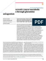 Pancreatic Cancer Metabolism