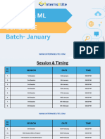 January Batch - PYTHON & ML
