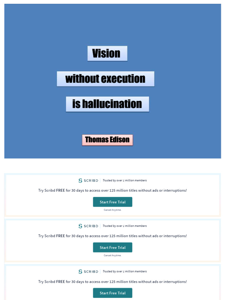 4 Disciplines of Execution Overview | PDF
