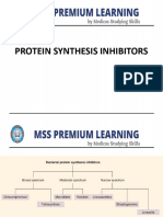 Lecture 14 Protein Synthesis Inhibitors