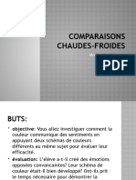 Comparaison Chaudes-Froides