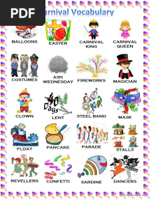 Carnival Vocabulary