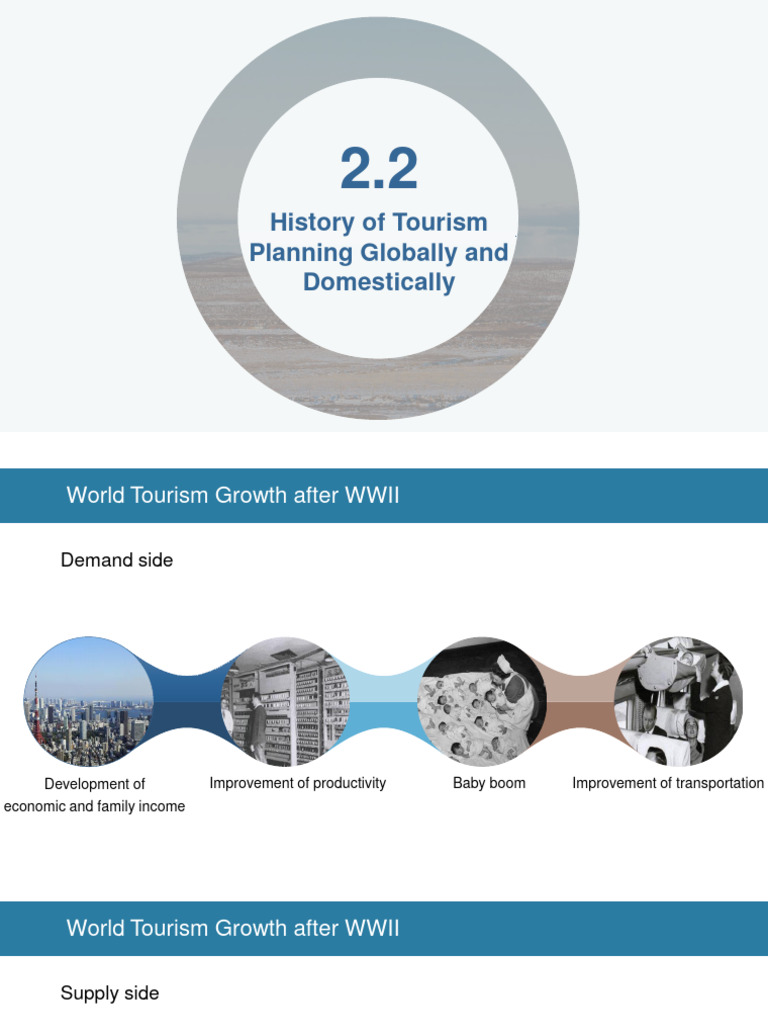 History of Global Tourism Planning | PDF | Tourism | Sustainability