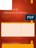 Historia de La Educación en México 1.3 1.4 1.5