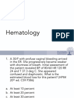 2020 Refresher Course Hematology