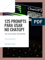 125 Prompts para Usar No ChatGPT