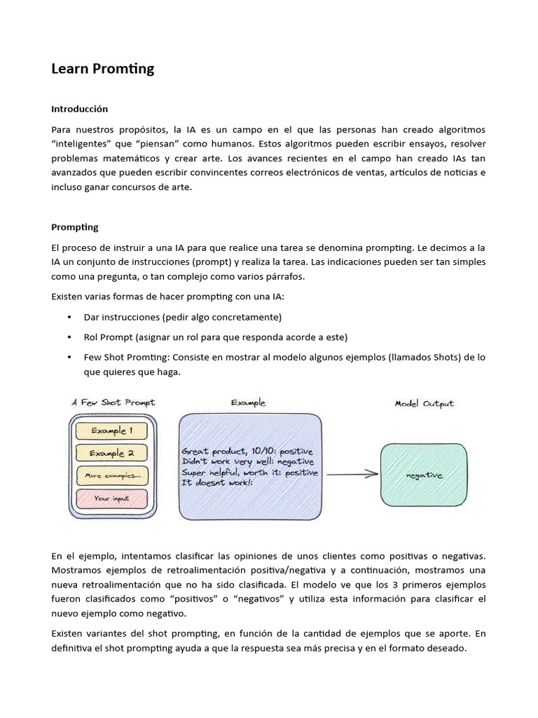 Introducción A Prompting | PDF | Inteligencia artificial | Inteligencia ...