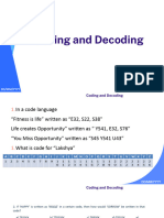 Coding and Decoding