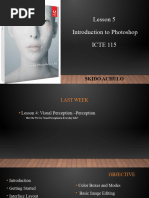 Lesson 5-Intro To Photoshop