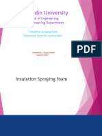 12-Insulation Spraying Foam-Aluminum Foam For Construction