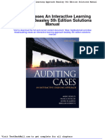 Full Auditing Cases An Interactive Learning Approach Beasley 5Th Edition Solutions Manual PDF Docx Full Chapter Chapter