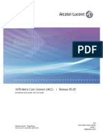 3AG24622EAAATQZZA - V1 - 1678 Metro Core Connect (MCC) Release 05.05 Installation and System Turn-Up Guide