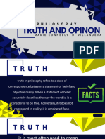 Truth and Opinon