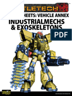 Record Sheet Vehicle Annex, IndustrialMechs & Exoskeletons