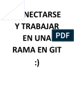 Conectarse A Una Rama en Git